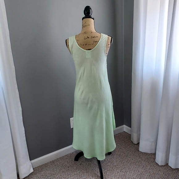 India Market, summer green women's dress - Picture 2 of 5